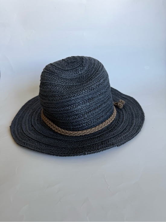 sarajane Accessories - Sarajane Sun Hat with Braided Trim - Black